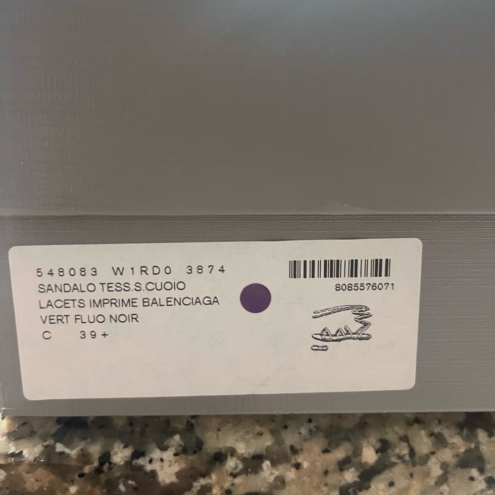 Brand new balenciaga sandals size 39.5